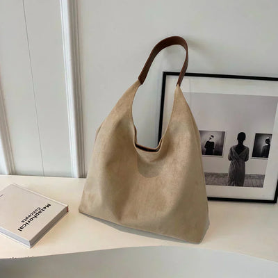 Suede Hobo Bag