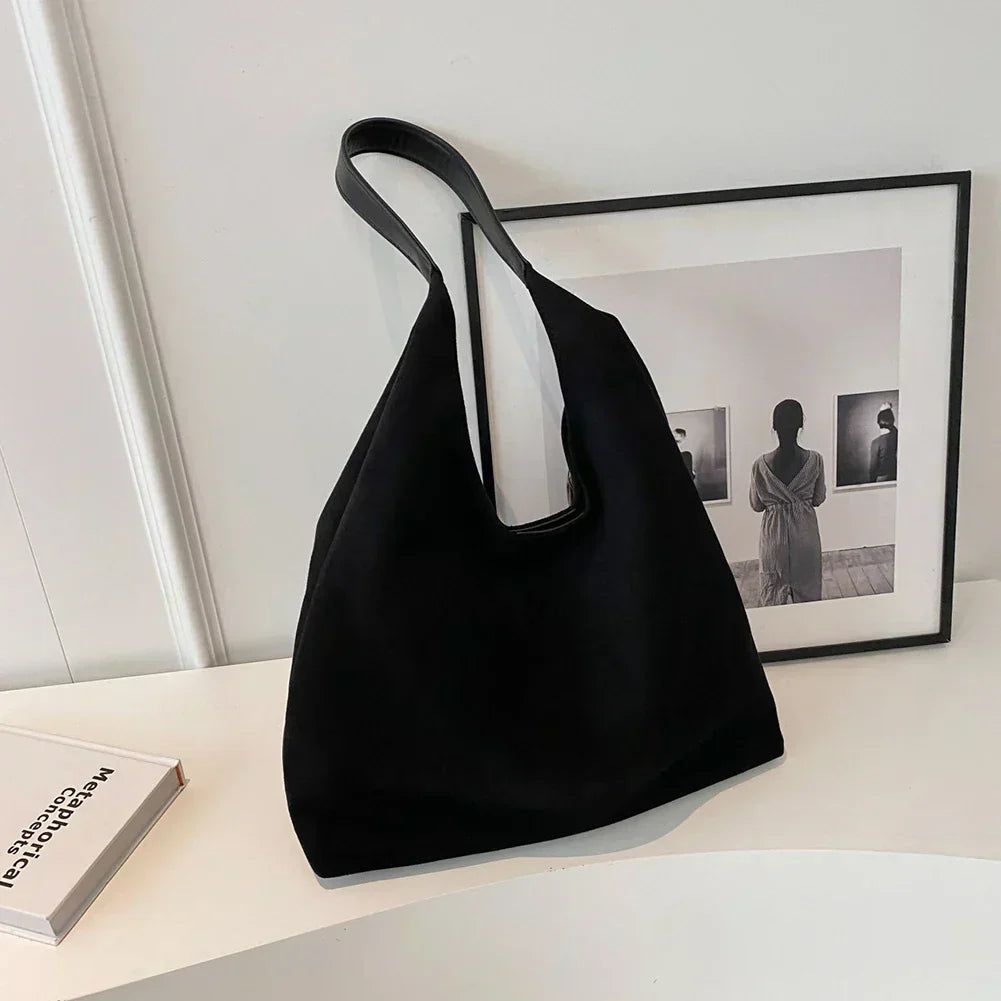 Suede Hobo Bag