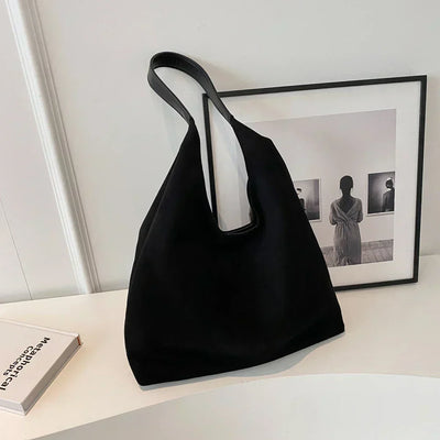 Suede Hobo Bag