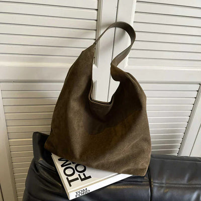 Suede Hobo Bag